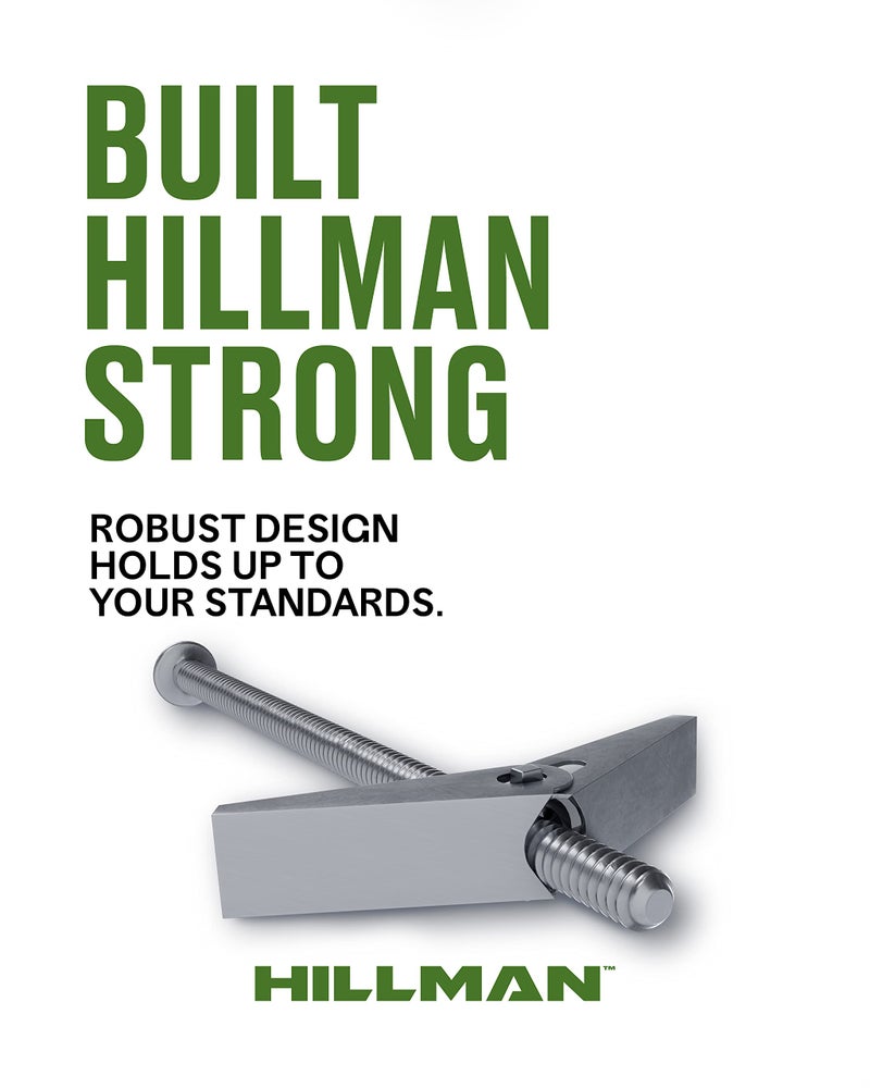 Hillman The Hillman Group 370081 Toggle Bolt, 5/16X4-Inch, 25-Pack, Zinc Plated - Image 2